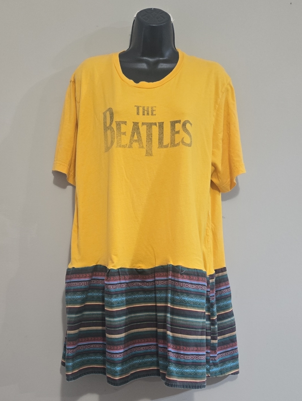 Upcycled Vintage Band T-shirt Dress